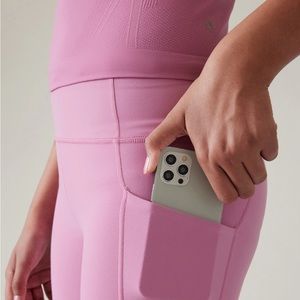 EUC Athleta girls blue leggings